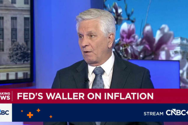 Fed Gov. Waller urges caution for now; cuts possible later in the year