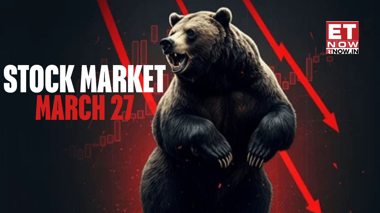 Stock Market Crash Today, March 27 Highlights: Sensex sinks 1690 pts, Nifty down 486 pts at 22819 - Reason behind the sell-off; top gainers and losers - Markets