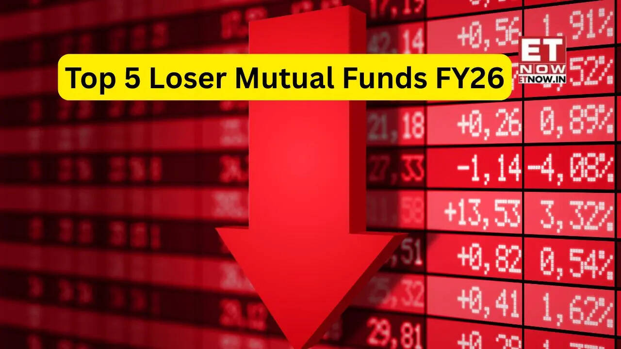 Top 5 Loser Mutual Funds FY26: -11% CAGR in 1 year! Invesco India, JM Flexicap, Franklin India & others - LIST - Mutual Funds