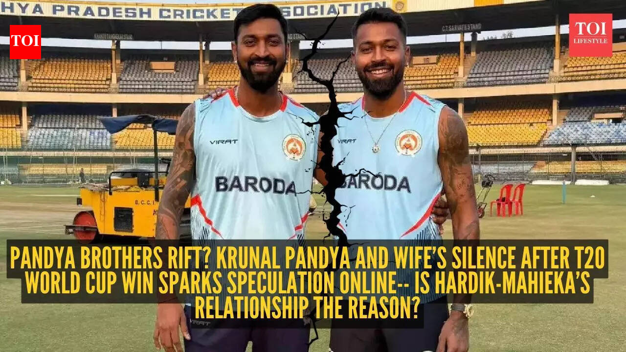 Is everything fine between brothers Hardik Pandya-Krunal Pandya? Rumours of rift because of girlfriend Mahieka Sharma surface online