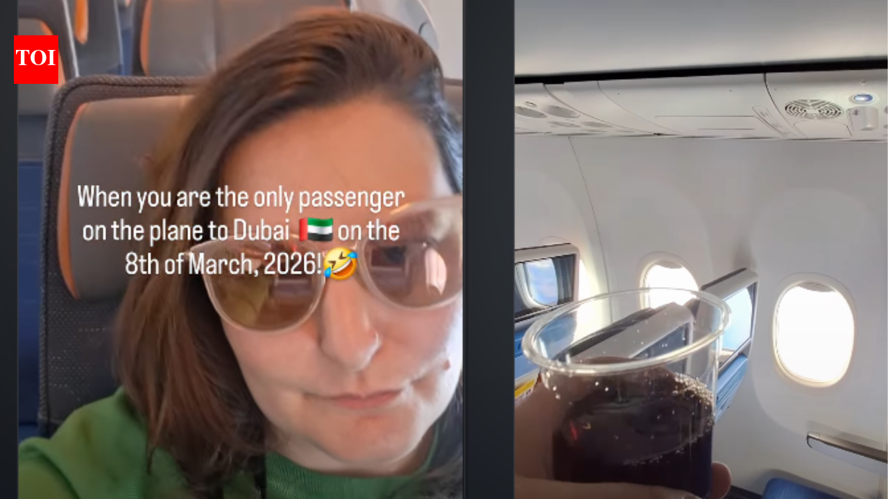 Dubai Flight Experience: Amid travel disruptions, this woman finds herself the only passenger on Dubai flight, calls it a ‘private jet’ experience |