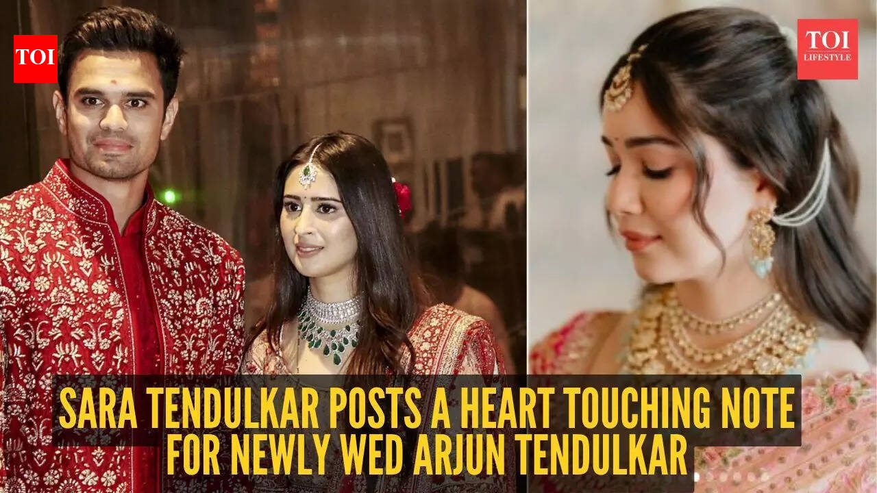 Sara Tendulkar: "My baby brother now belongs to Saaniya Chandhok": Sara Tendulkar posts a heart touching note for newly wed Arjun Tendulkar