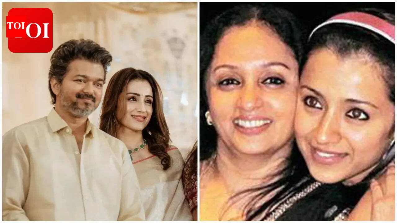 Did Trisha Krishnan’s mother Uma Krishnan hint at her wedding with Thalapathy Vijay? A ‘like’ sets the internet talking | Tamil Movie News