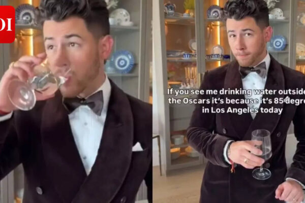 Oscar Awards: Nick Jonas spotted wearing a Kalava on his wrist as he supports wife Priyanka Chopra set to presenter for awards show |