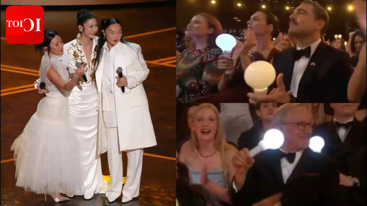 EJAE, Rei Ami, Audrey Nuna's 'Golden' performance turns Oscars into KPop concert; Leonardo DiCaprio, Steven Spielberg, Emma Stone dance with lightsticks- WATCH |