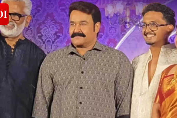 Mohanlal gets emotional at Blessy’s son’s wedding: 'Feels like my own son's wedding' | Malayalam Movie News