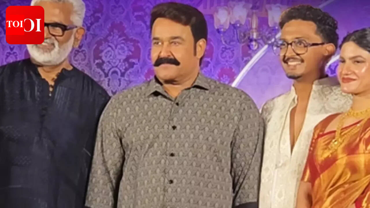 Mohanlal gets emotional at Blessy’s son’s wedding: 'Feels like my own son's wedding' | Malayalam Movie News