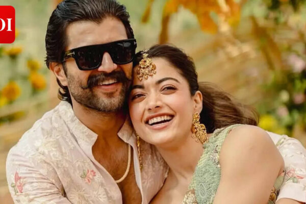 Rashmika Mandanna and Vijay Deverakonda reveal dreamy haldi moments; the ceremony turns into holi celebration |