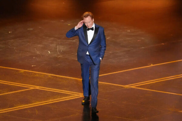 Oscars ratings fall 9% in Conan O'Brien's second year hosting awards show |