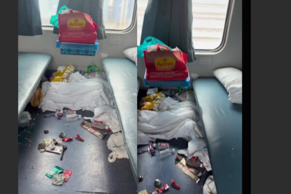 “People talk about civic sense”: Viral video shows littered train coach; class 10 students on Manali trip reportedly responsible, sparks debate |