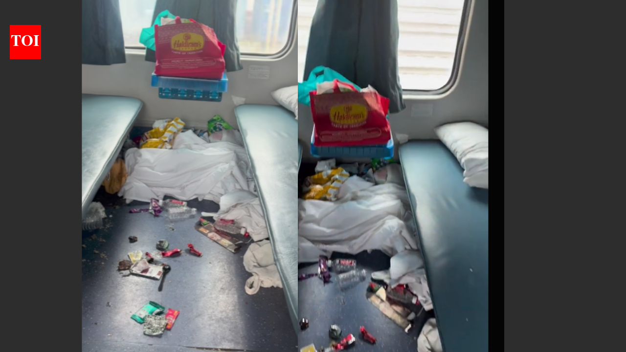 “People talk about civic sense”: Viral video shows littered train coach; class 10 students on Manali trip reportedly responsible, sparks debate |