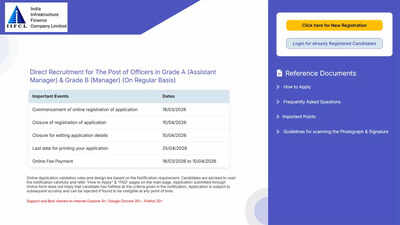 Iifcl Recruitment 2026: IIFCL opens recruitment Grade A and Grade B posts at iifcl.in, apply here until April 10