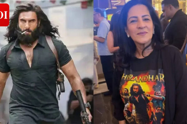 Dhurandhar 2: 'Dhurandhar: The Revenge': Ranveer Singh’s proud mother proves she is his biggest fan; wears customised tee to screening |