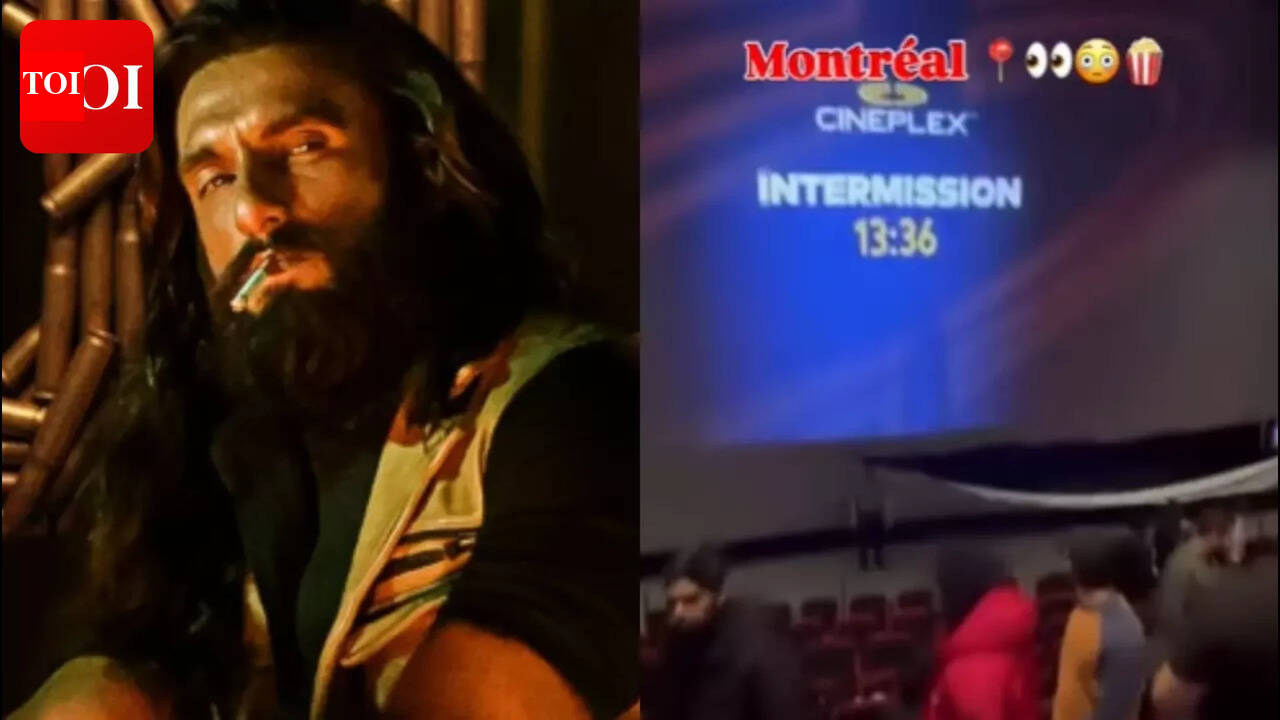 Dhurandhar 2: 'Dhurandhar: The Revenge': Screenings of Ranveer Singh starrer disrupted in Montreal; theatre screen sliced mid-show - WATCH |