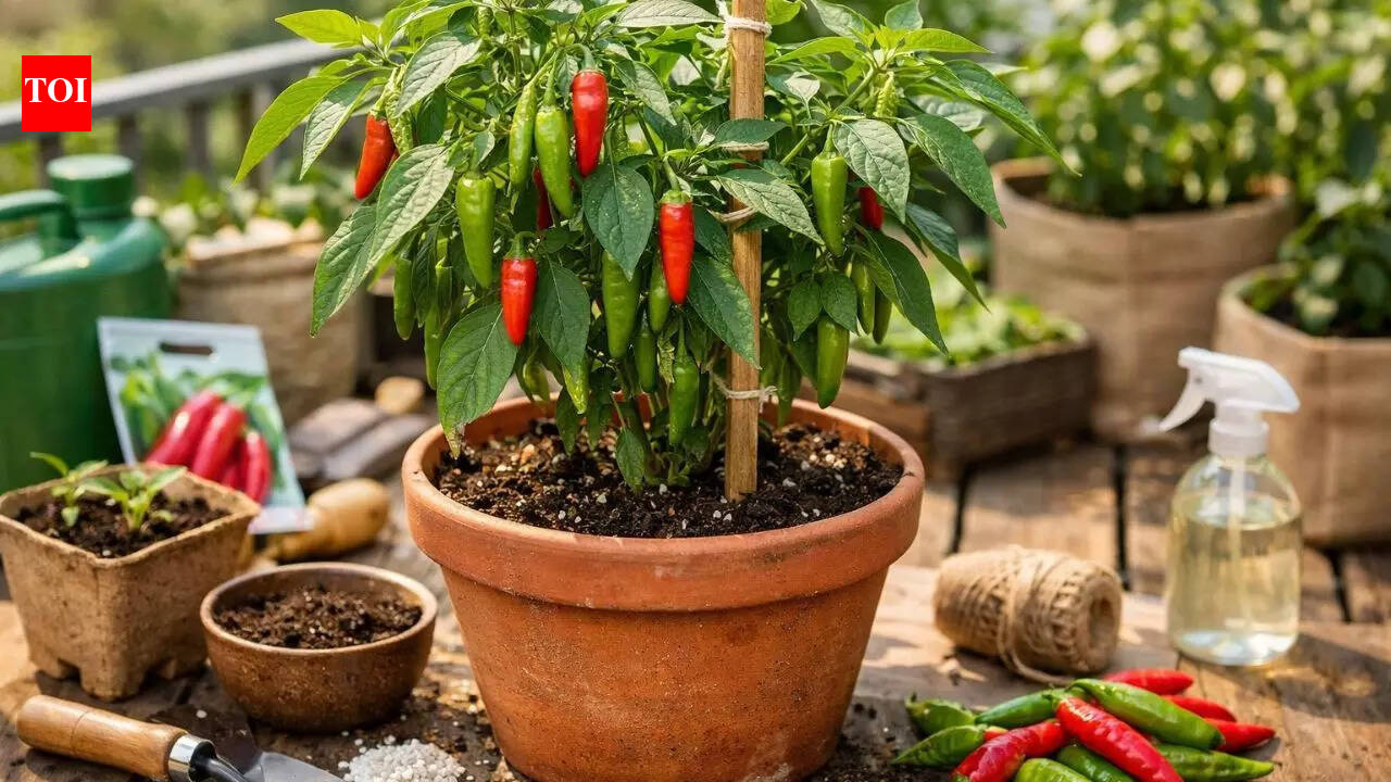 Grow unlimited chillies at home with just one pot — no garden needed |