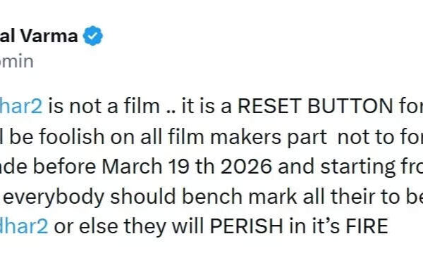 'Dhurandhar The Revenge': Ram Gopal Varma hails the Ranveer Singh starrer a 'RESET BUTTON' in NEW review | Hindi Movie News