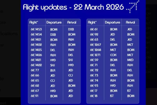 Uae Airport Departures: Dubai Airports March 22 update: Air India & Air India Express announce 50 flights; IndiGo issues fresh travel advisory