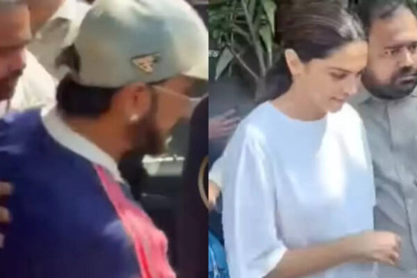 Deepika Padukone has a 'proud wife' smile as fans mob Ranveer Singh post 'Dhurandhar 2' success, couple steps out for a lunch date - VIDEO | Hindi Movie News