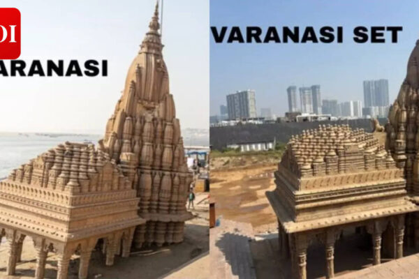 'Varanasi' set pics unveiled; SS Rajamouli recreates city for Mahesh Babu, Priyanka Chopra and Prithviraj Sukumaran starrer |