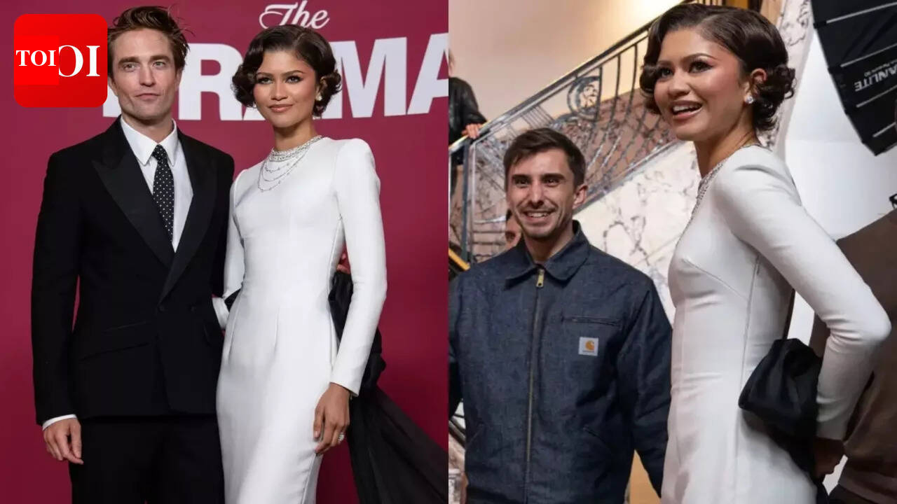 Zendaya BLUSHES as paparazzi call her ‘Madame Holland’ at Paris premiere of ‘The Drama’ with Robert Pattinson; Tom Holland attends - WATCH |