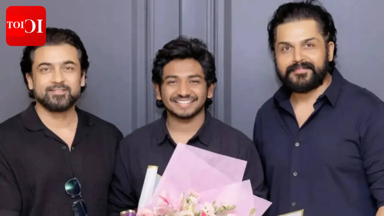 From praying during Ken Karunaas' birth to praising the actor-director for 'Youth': Suriya's support for Karunas and his son | Tamil Movie News