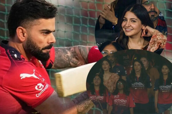 Anushka Sharma cheers for Virat Kohli in the stands, bonds with Smriti Mandhana, Jemimah Rodrigues at RCB's opening match at IPL 2026 | Hindi Movie News