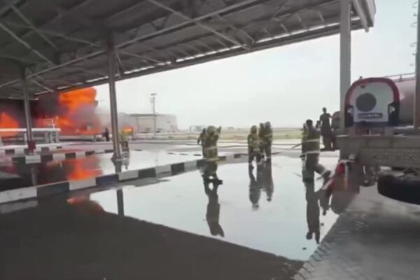 Massive blaze at Kuwait airport after Iran drone strike, fuel tanks hit