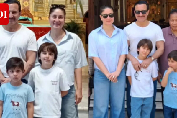 Kareena Kapoor Khan and Saif Ali Khan visit Bandra church with sons Taimur and Jeh - PICS﻿﻿﻿ |