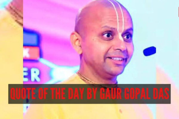 Gaur Gopal Das Quote: Quote of the day by Gaur Gopal Das: "Feeling peaceful, happy and content is not about avoiding challenges in our life, but about how..."