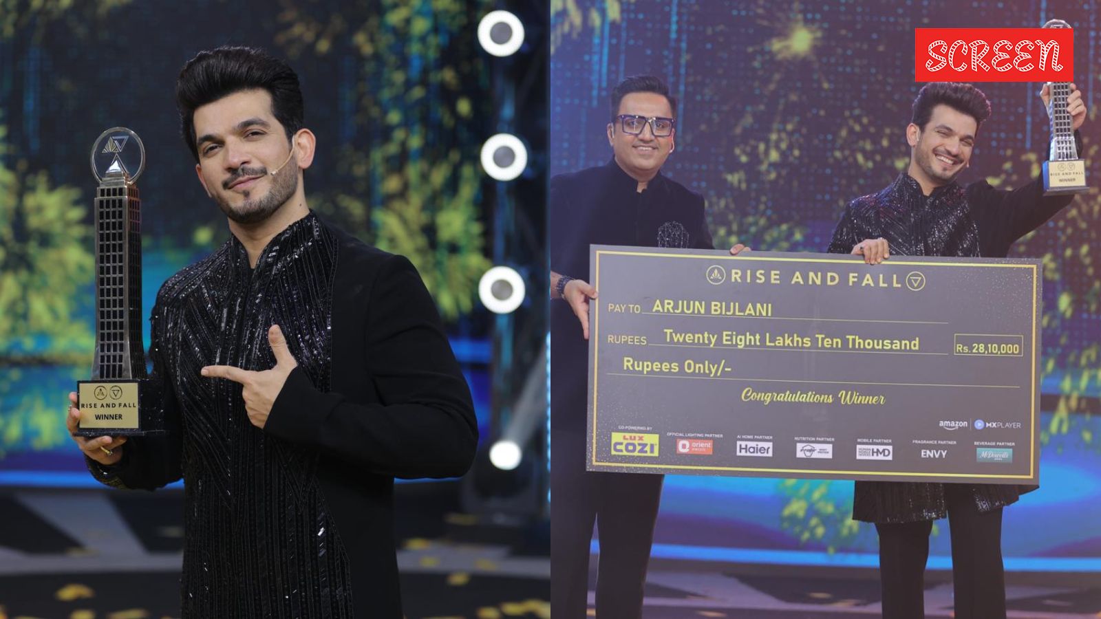 Rise and Fall winner: Arjun Bijlani lifts the trophy of the Ashneer Grover-hosted show, takes home Rs 28 lakh | Web-series News