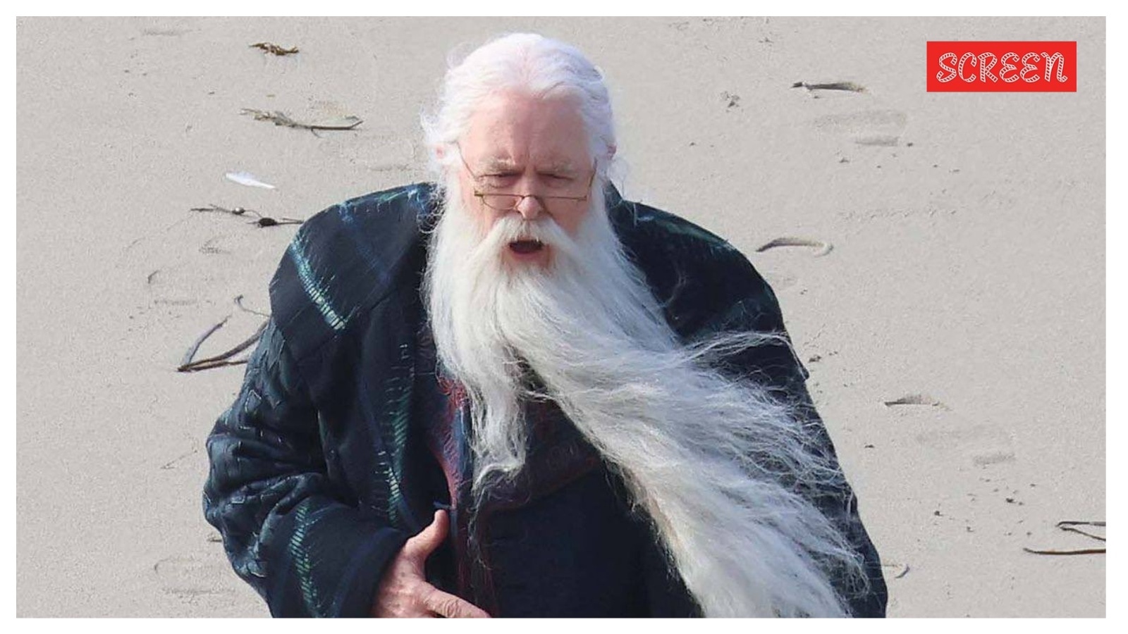 John Lithgow’s look as Albus Dumbledore from Harry Potter series leaked online; Potterheads wonder what he’s doing on the beach | Web-series News
