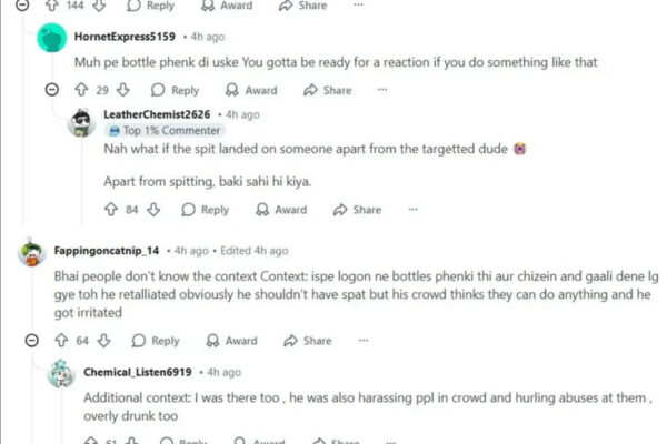 'Bargad' fame Arpit Bala allegedly spits at crowd after bottle is thrown at him during Hyderabad concert - Watch VIRAL video |