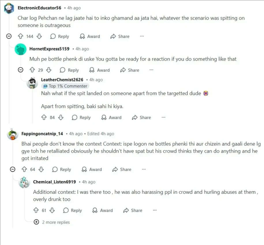 'Bargad' fame Arpit Bala allegedly spits at crowd after bottle is thrown at him during Hyderabad concert - Watch VIRAL video |