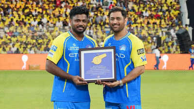 CSK icons reunite at Chepauk as Sanju Samson eyes six-hitting spree in IPL | Cricket News