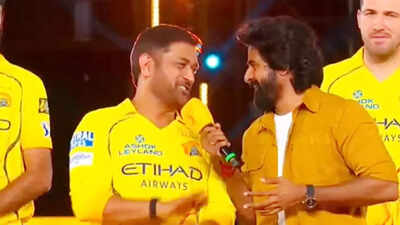 Dhoni to play for CSK till 60! His 'I can try' reply sends fans into frenzy - WATCH | Cricket News