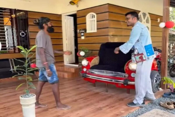 Step inside this unique Kerala home built with old car and bike parts; every automobile lover’s dream |
