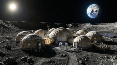 Inflatable homes on the Moon: Scientists reveal how humans could live there sooner than expected |