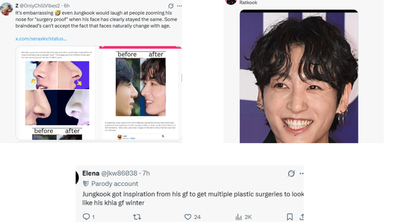 BTS Jung kook: 'Chopped face with new nose': BTS’ Jung kook faces online scrutiny over photoshoot visuals |