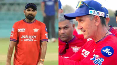 Watch: Mohammed Shami's latest act triggers big reaction from Justin Langer | Cricket News