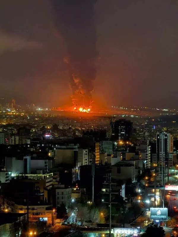 Tehran Toxic Rain: ‘Can’t breathe... there is oil smoke inside homes, hospitals’: Iranians tell kin in India | India News