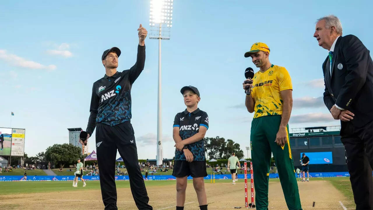 New Zealand 20/2 in 3.1 Overs | New Zealand vs South Africa Live Score, 1st T20I: New Zealand win toss, opt to bat against South Africa