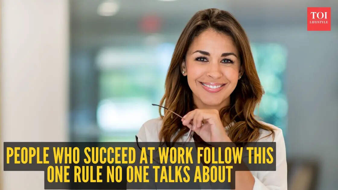People who succeed at work follow this one rule no one talks about