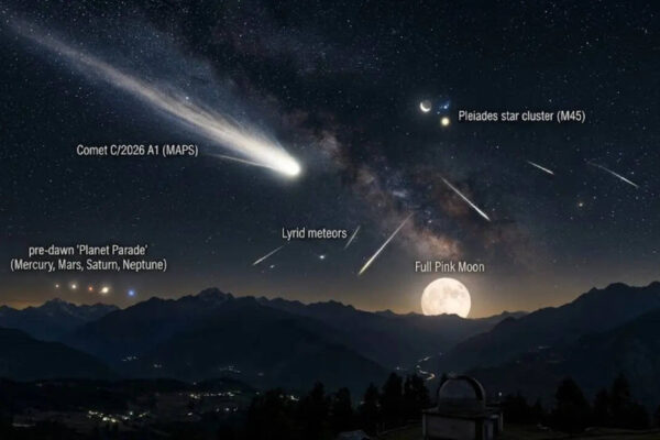 From a blazing comet to meteor storms