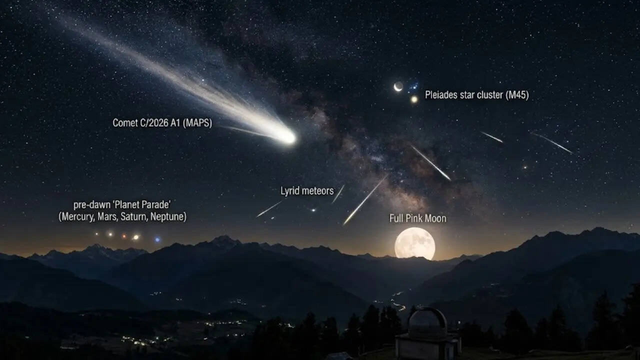 From a blazing comet to meteor storms