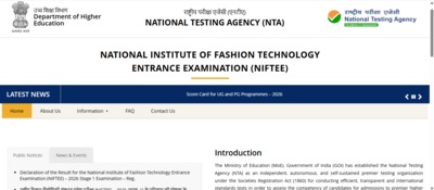NTA NIFTEE Stage 1 result 2026 released at exams.nta.nic.in: Direct link to download scorecards here