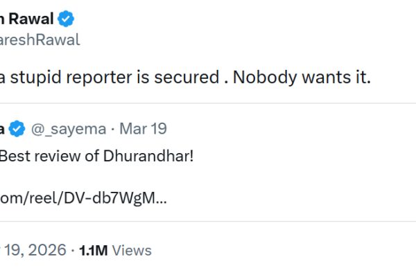 Dhurandhar 2: Paresh Rawal calls RJ stupid for her post on 'Dhurandhar 2', reshares Ram Gopal Varma's review of the film | Hindi Movie News