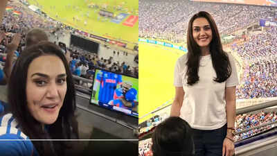 'None of us could keep calm': Preity Zinta celebrates from stands as India defend T20 World Cup title - Watch | Cricket News