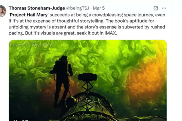 'Project Hail Mary' first reviews out: Ryan Gosling starrer wins praise; Critics call it a 'Crowd pleasing space journey' | English Movie News