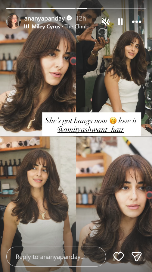Ananya Panday New Haircut: 'Call Me Bae' star Ananya Panday debuts a bold new haircut with bangs, says 'she’s got bangs now, love it' |