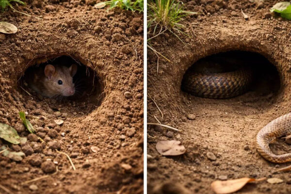 How to differentiate between a snake hole and a rodent hole in your garden |